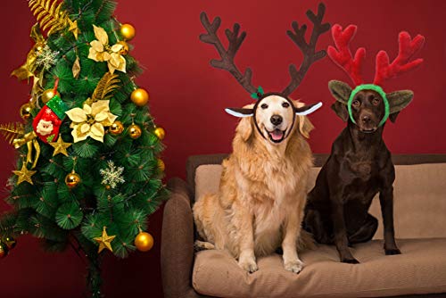 Christmas Reindeer Antler Headband with Ears C80608