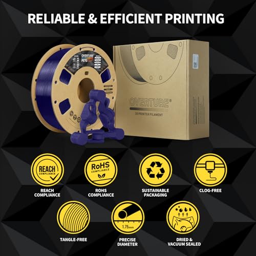 Black 1.75mm PETG Filament 1kg Z18924