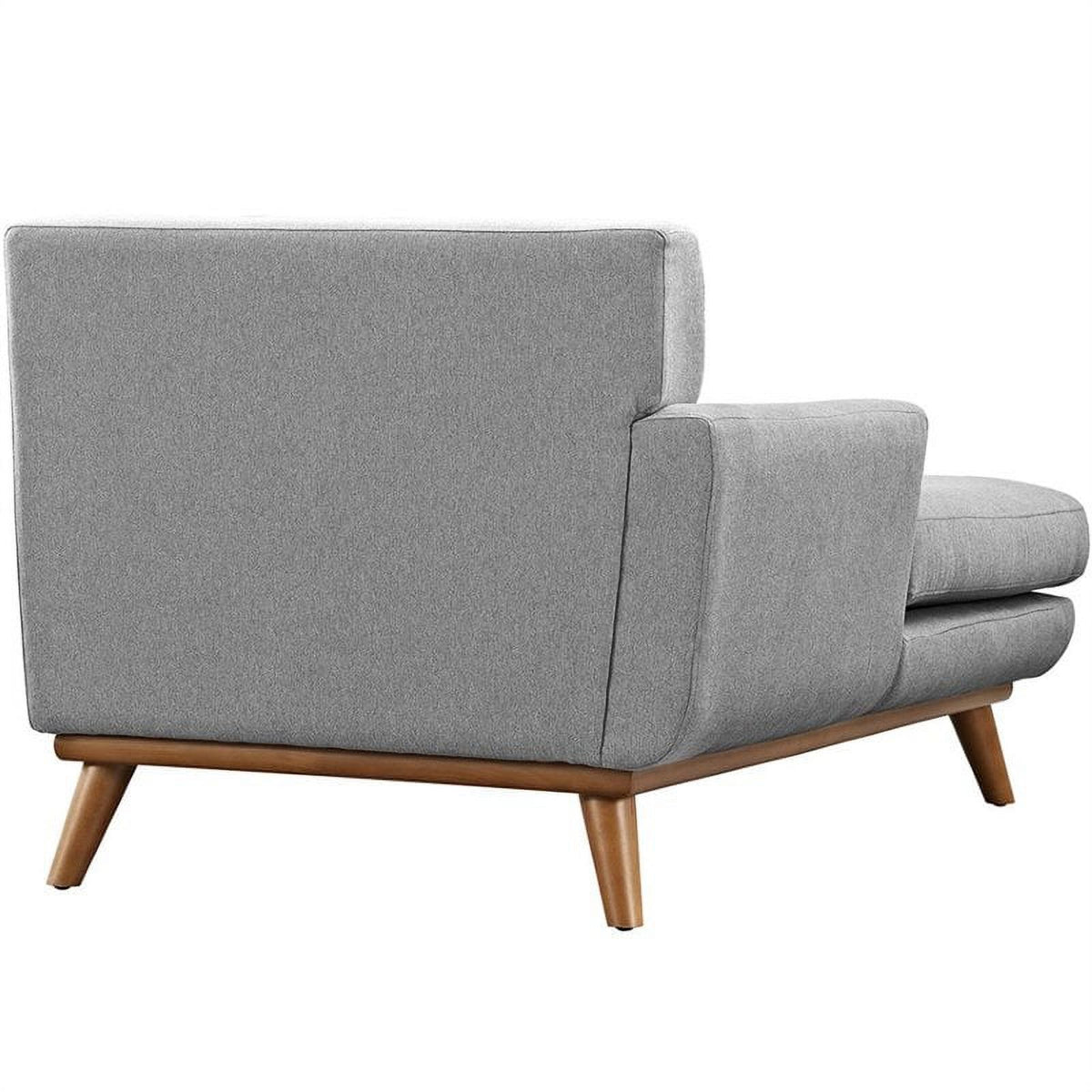 Left Arm Chaise Lounge in Expectation Gray R743