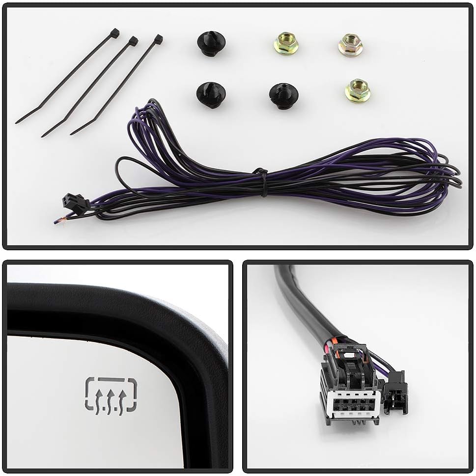 Telescoping Towing Power Heat Smoke LED Signal Side Mirrors Left+Right S71114