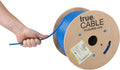 Blue 500ft Cat6 Riser UTP Bulk Ethernet Cable M3845