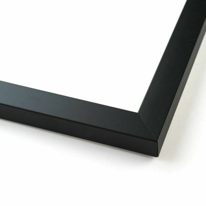 39x13 Black Wood Picture Frame F15840