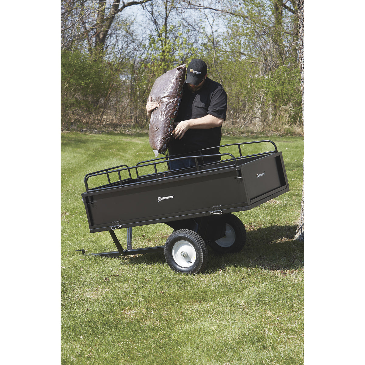 Steel ATV Trailer, 1,200-Lb. Capacity, 18 Cu. Ft. F260