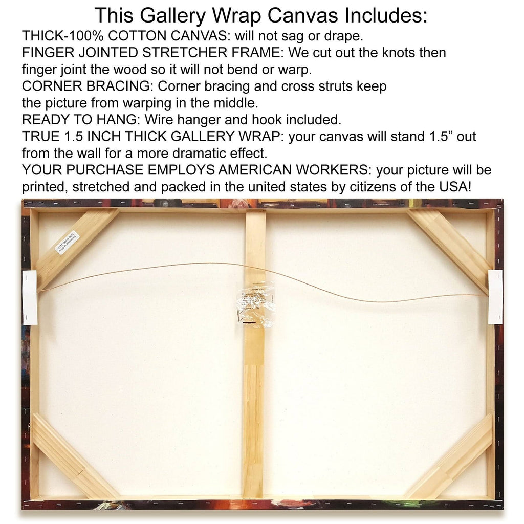Painting Print on Wrapped Canvas K302