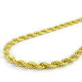 14k Gold Plated 925 Sterling Silver Italian Rope Chain 4mm C56787