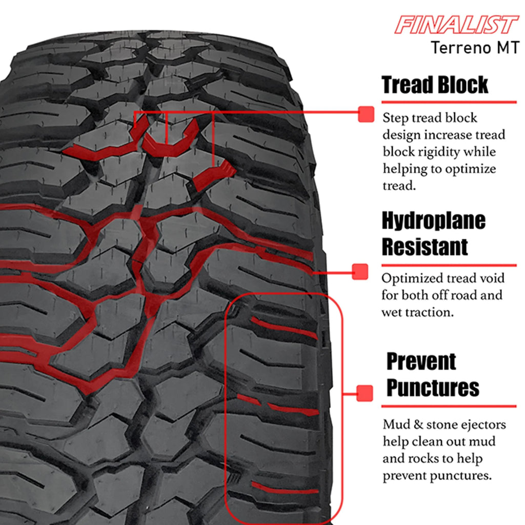 Mud Terrain Tire LT285/70R17 10 Ply Y6611