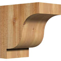 6x22W x 10x22D x 10x22H Rough Sawn Corbel, Western Red Cedar V280314