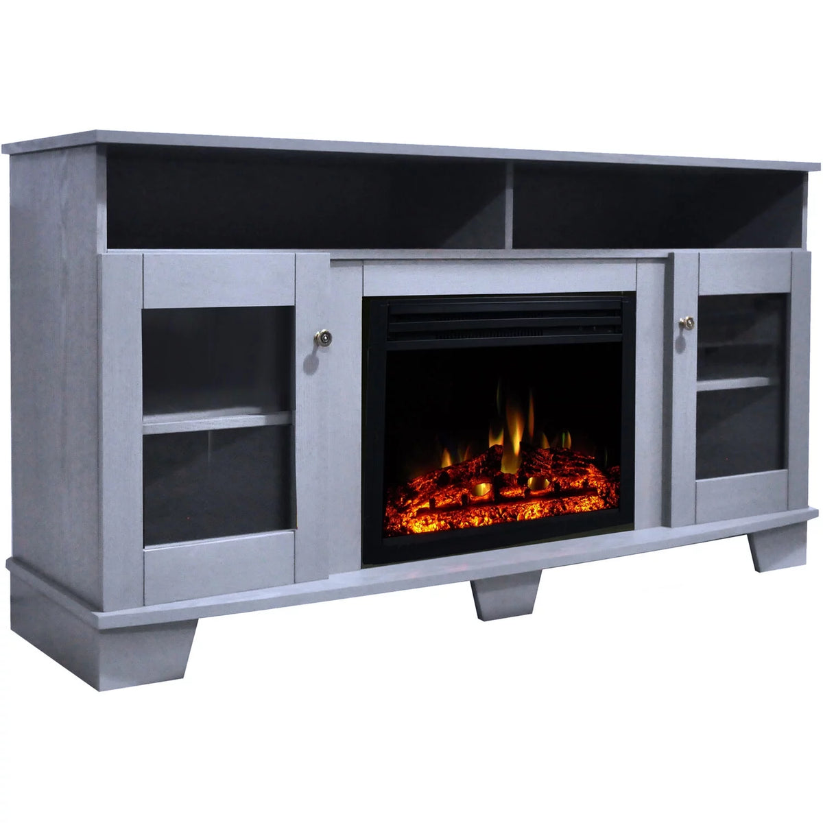 59'' Electric Fireplace with Remote D727635
