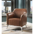 Brown PU Accent Chair U356