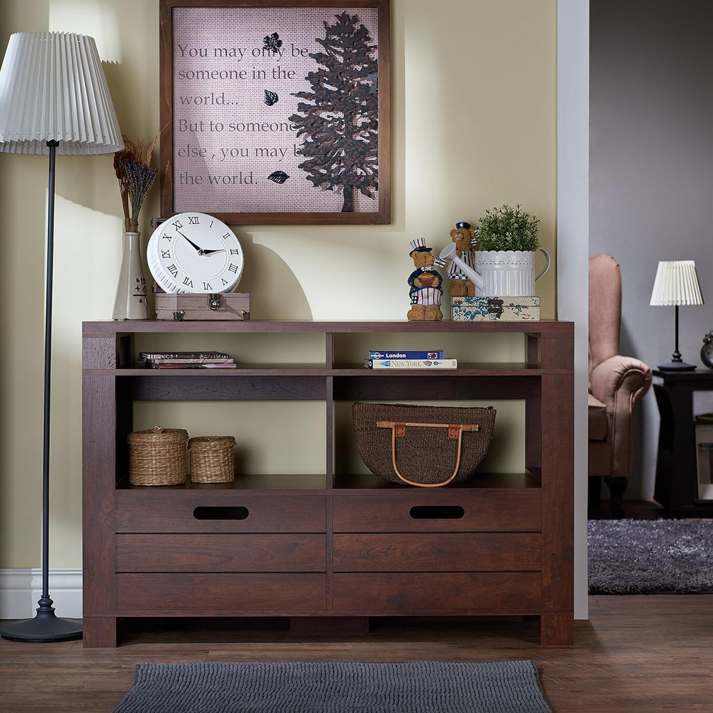 Vintage Walnut Console Table K908