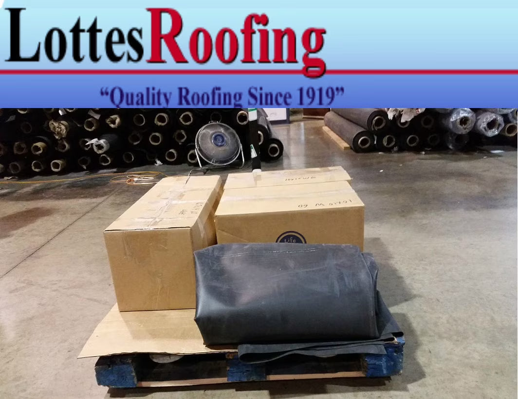 Black 45 Mil EPDM Rubber Roofing X472