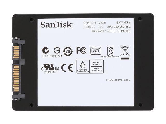 128GB SATA III Internal Solid State Drive X20919