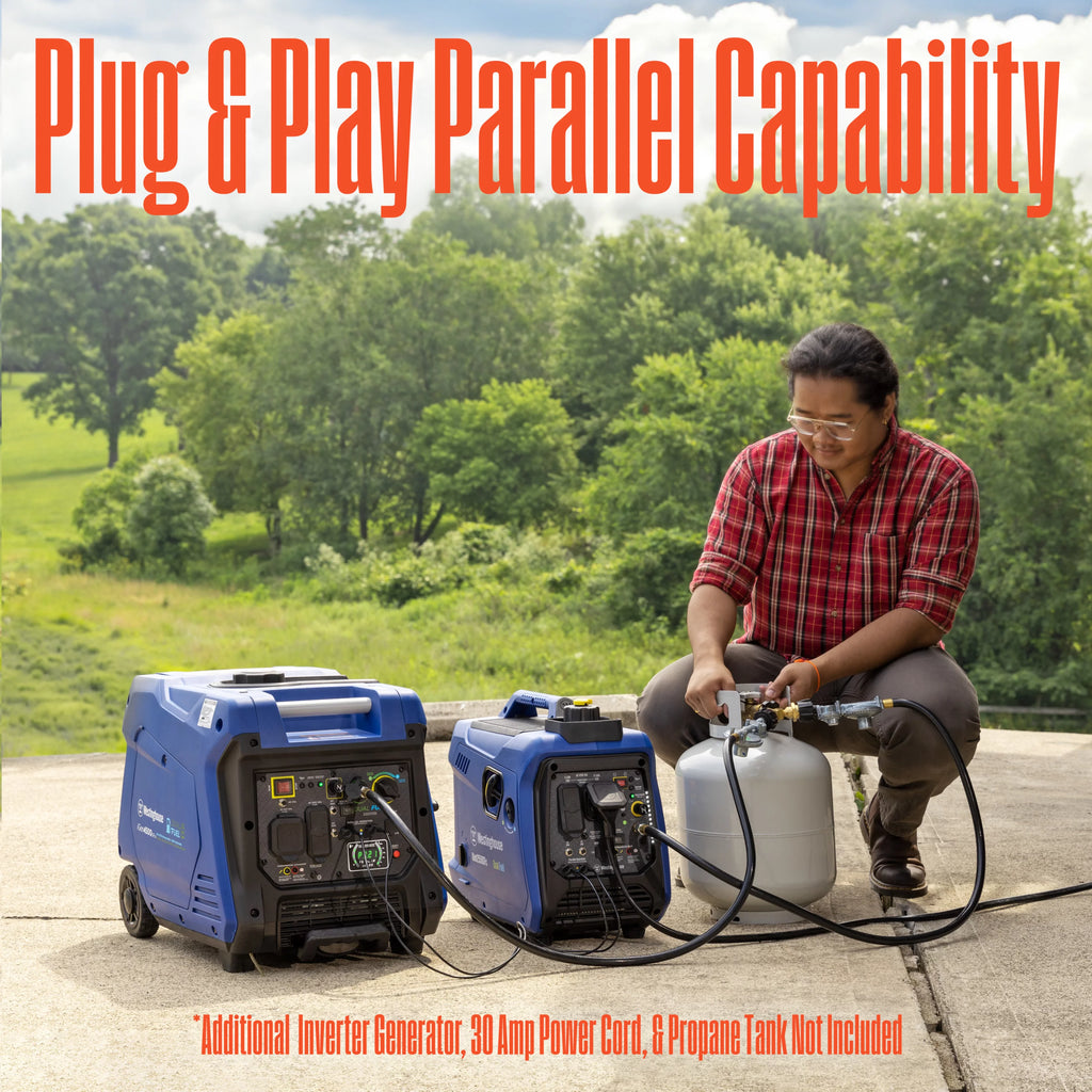 2550 Peak Watt Dual Fuel Portable Inverter Generator Q83547