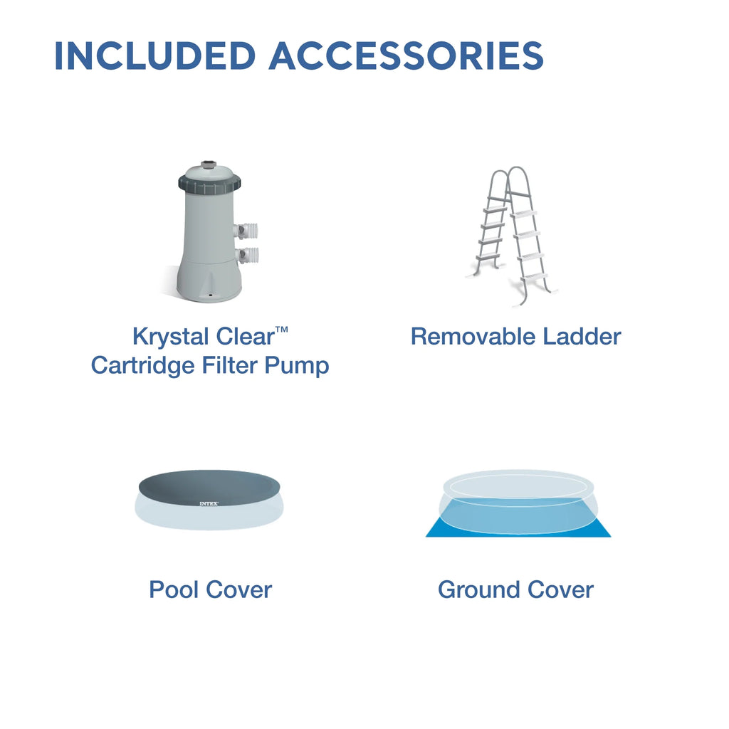 15' x 48 Inflatable Above Ground Swimming Pool with Ladder & Pump Z97999