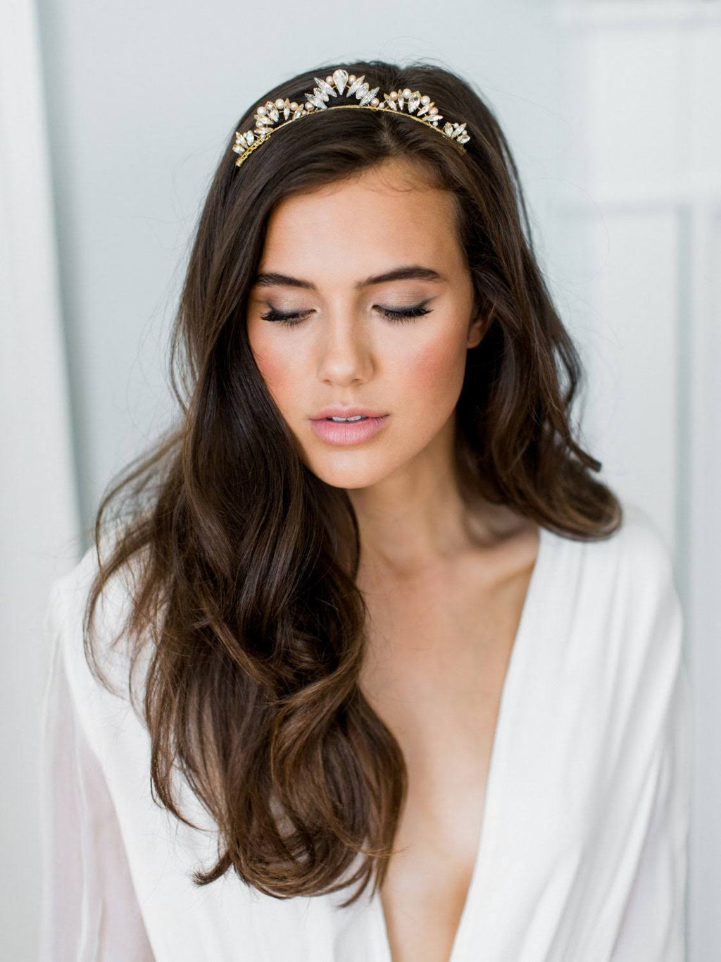 Crystal Pearl Bridal Comb O8966