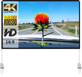 120 inch Portable Projection Screen with Stand and Carry Bag C57746