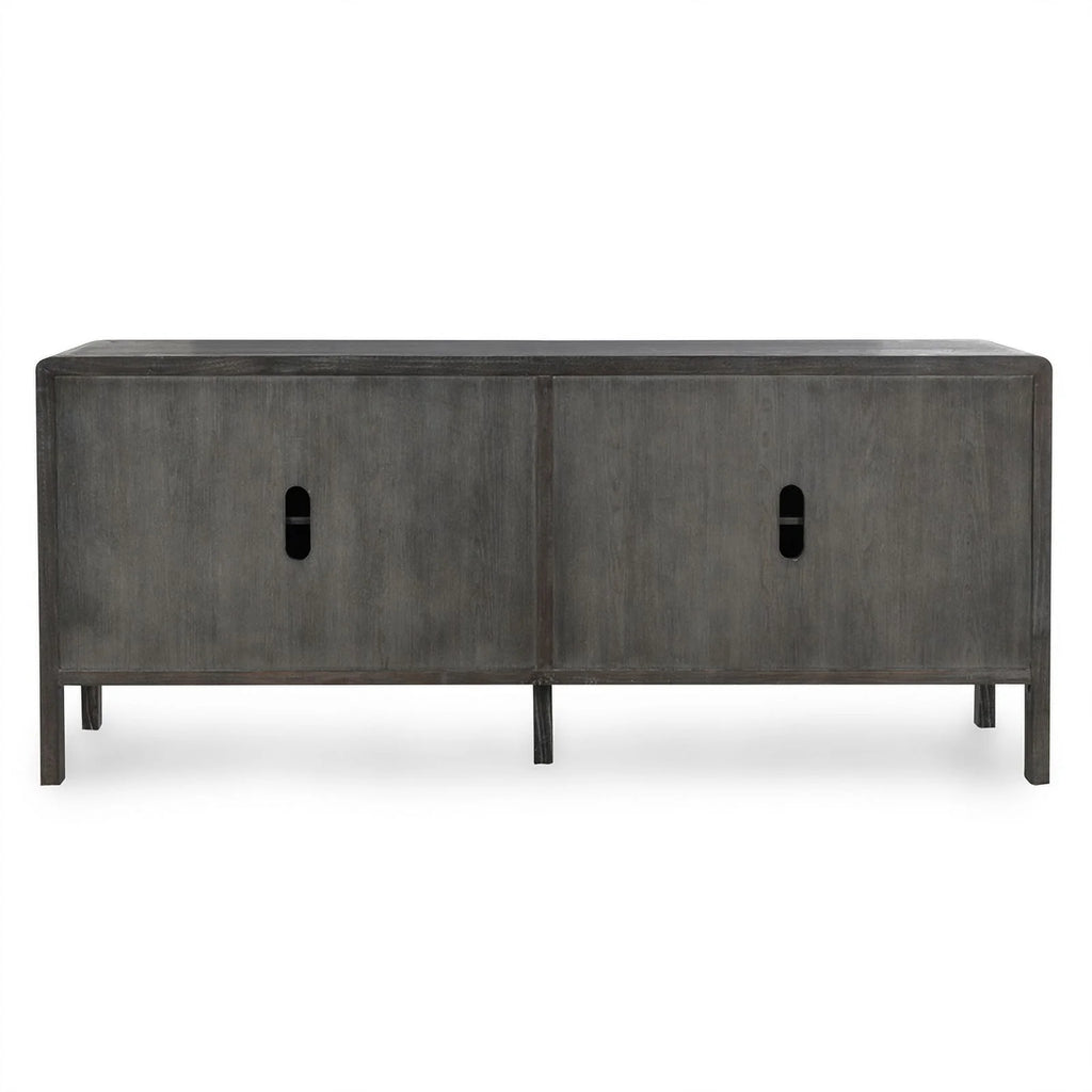 79" Reclaimed Elm Wood 4-Door Sideboard A2126