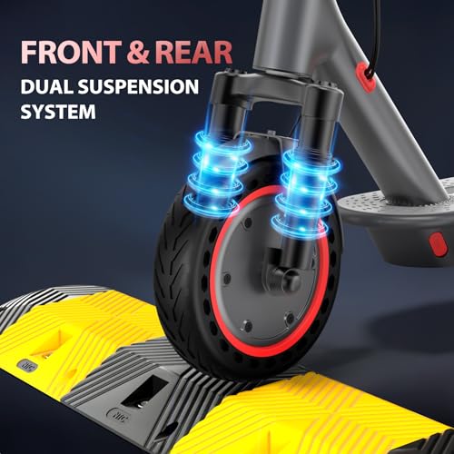 Electric Scooter, Folding, Dual Braking, Dual Suspension, App W80841
