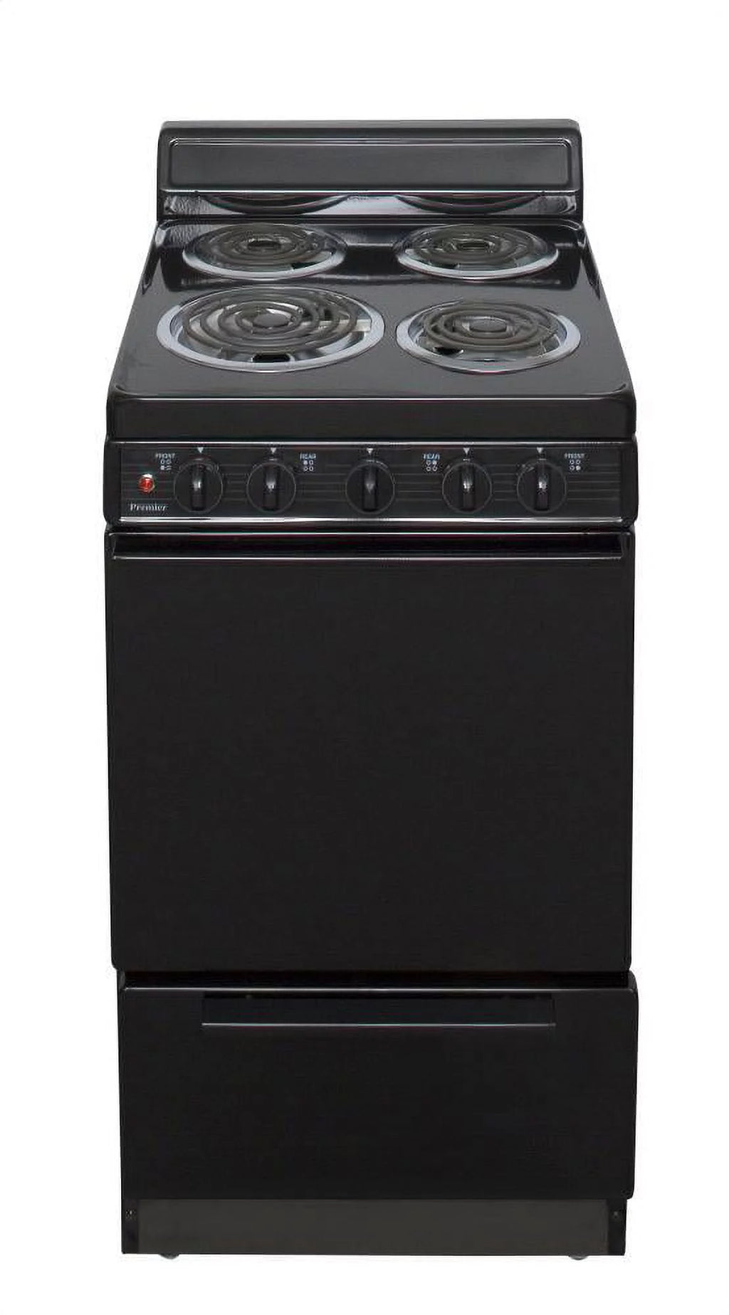 20" Freestanding Coil Electric Range Black V613
