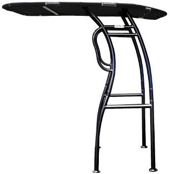 Folding Center Console Boat Tower Bimini Canopy Black O669541