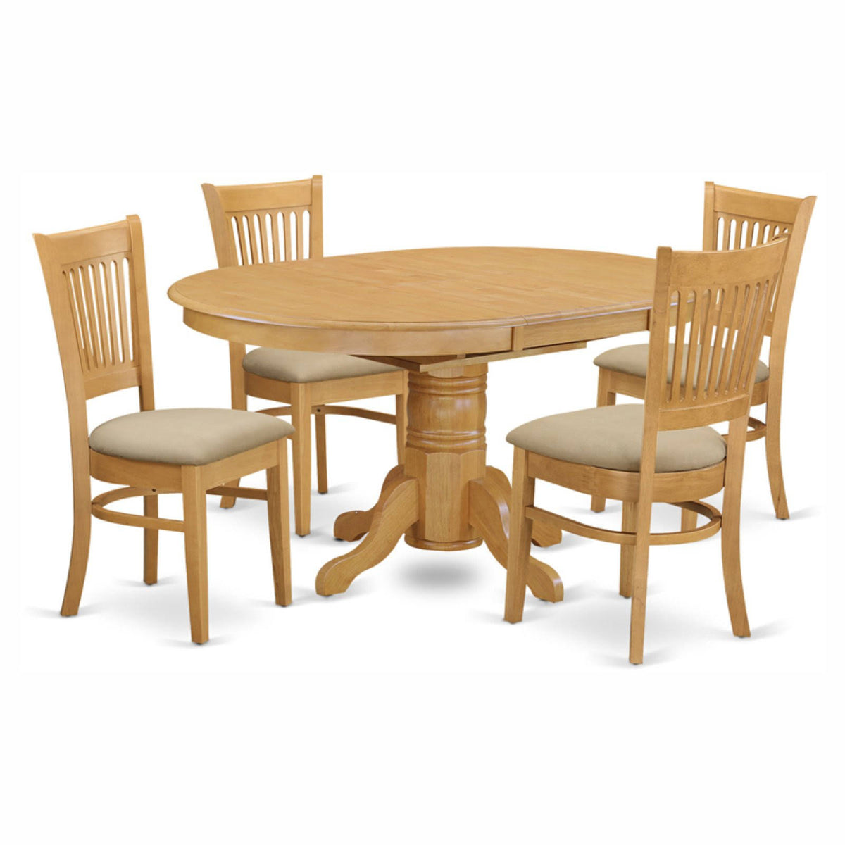 5 Piece Dining Set with 4 Chairs S550