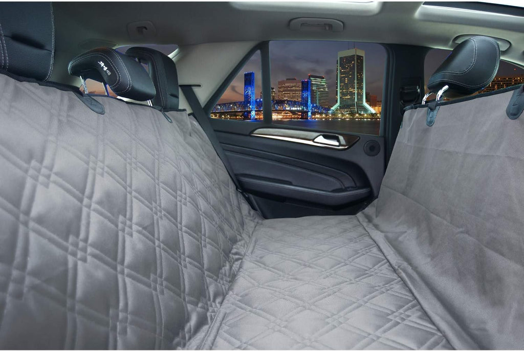 100% Waterproof Heavy Duty Dog Back Seat Cover with Dog Hammock F722