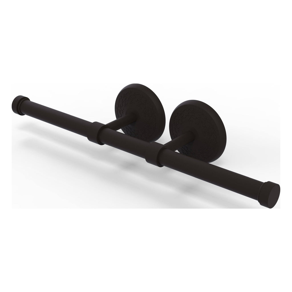 Oil Rubbed Bronze Double Roll Toilet Tissue Holder C41497