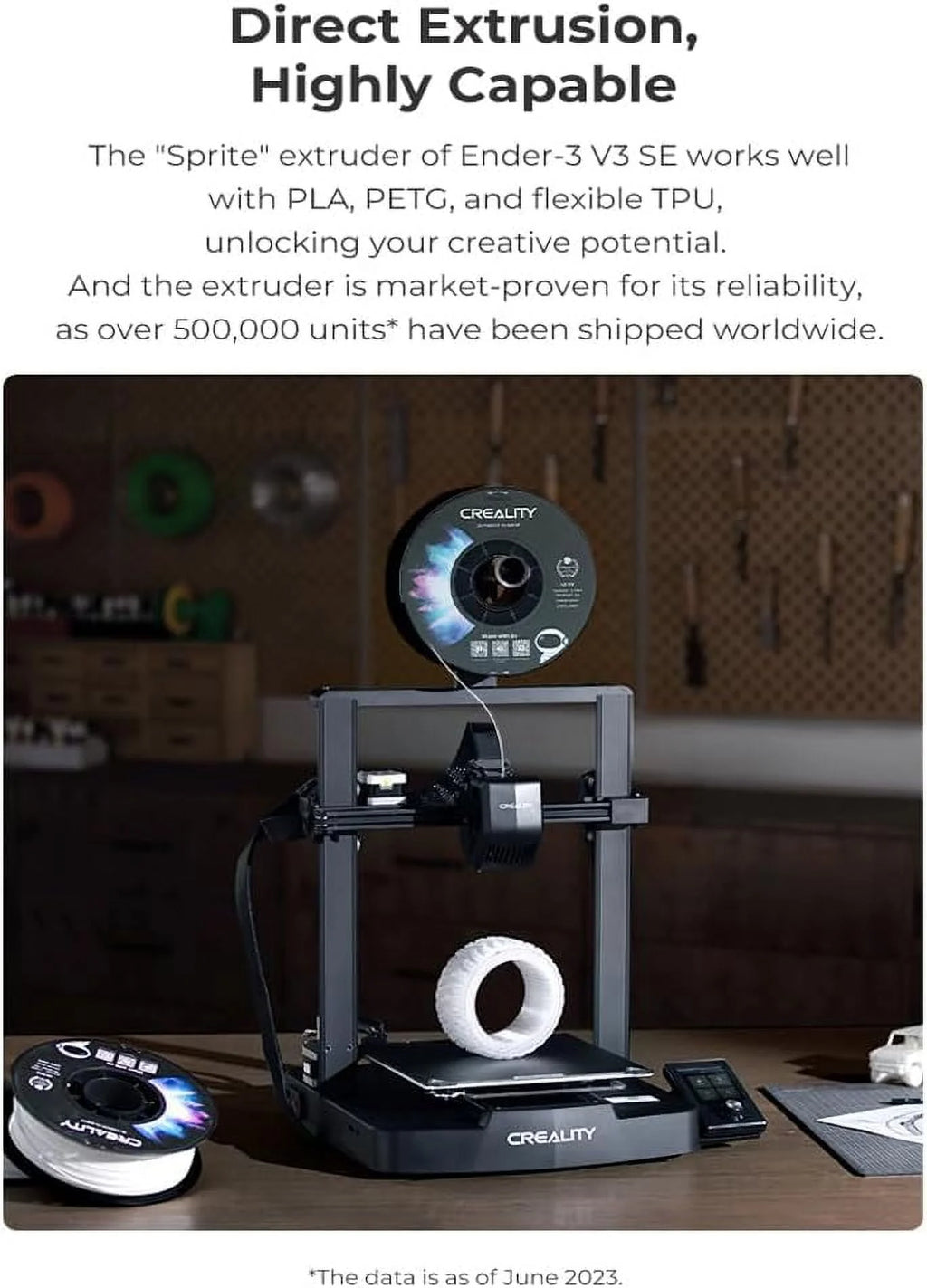 3D Printer Auto Leveling Direct Extruder 8.66x8.66x9.84 in I47774