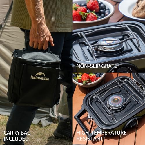 2 Burner Folding Camping Stove with Griddle P394785