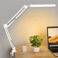 LED Desk Lamp with Clamp, 3 Lighting 10 Brightness Modes, Black P125