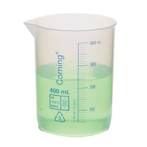 Reusable Plastic Low Form Beaker, 6 Pack S389