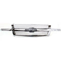 Chrome Textured Grille with Smooth Frame Y216737