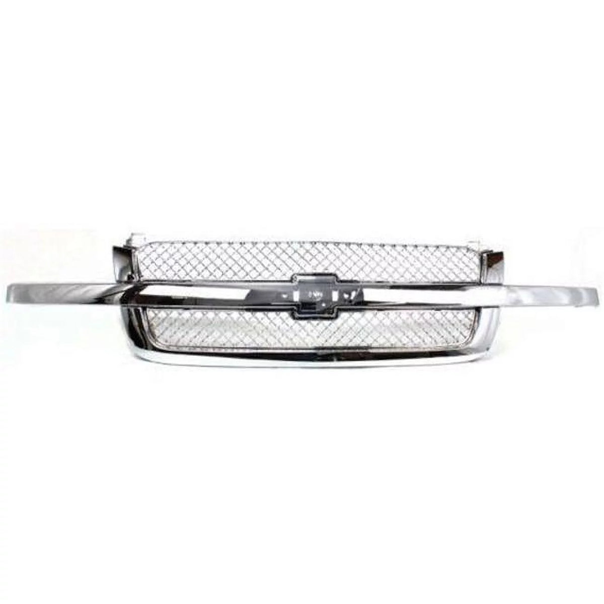 Chrome Textured Grille with Smooth Frame Y216737