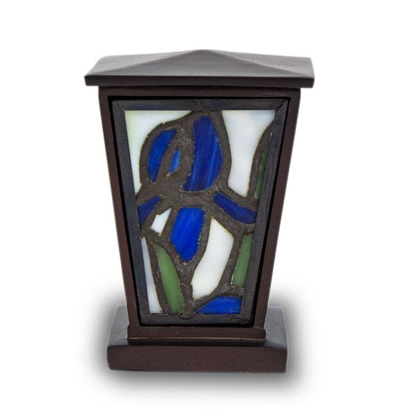 Stained Glass Cremation Candle Keepsake A46111
