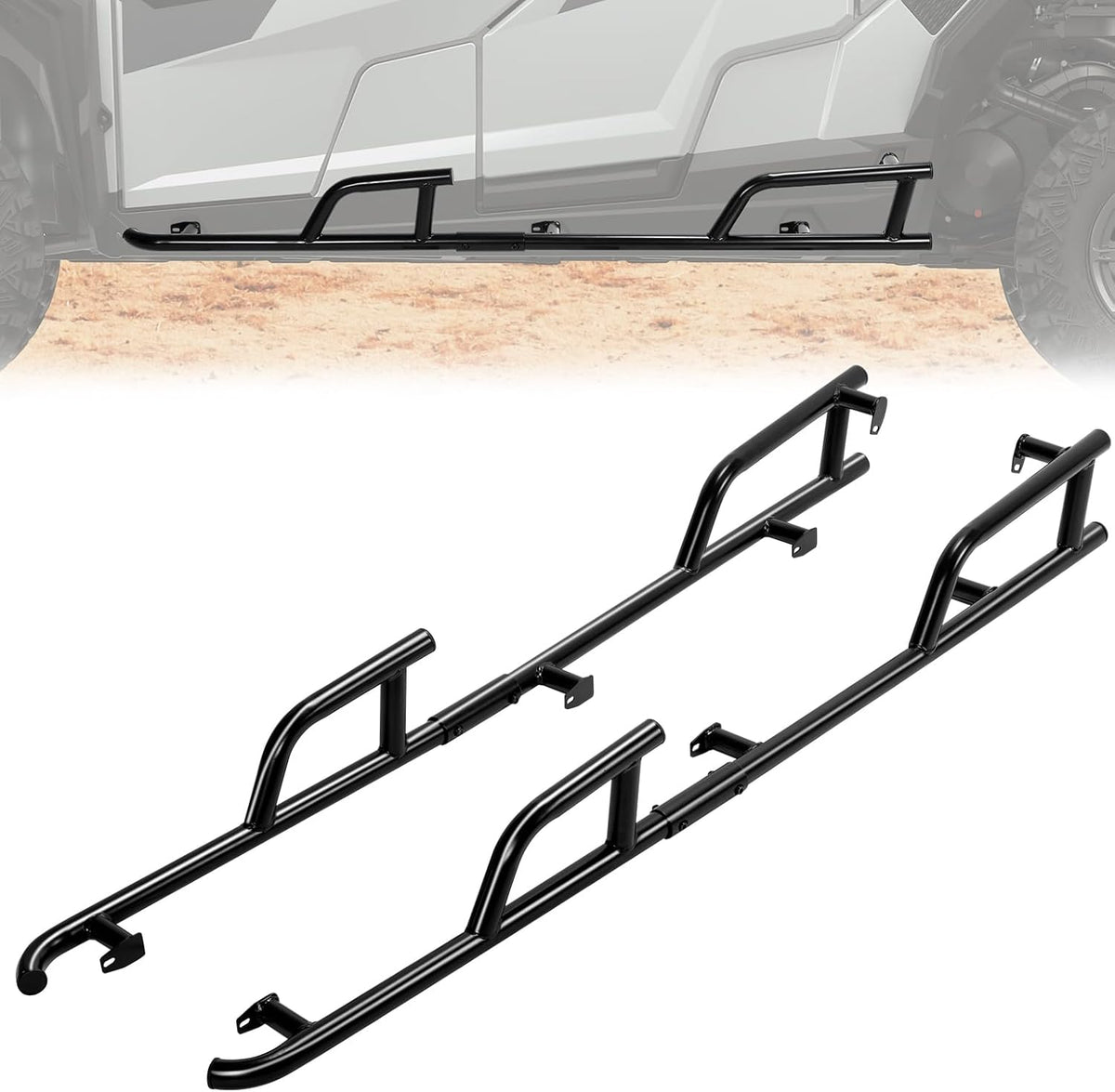 4 Seater Black Steel Side Bumper F917195