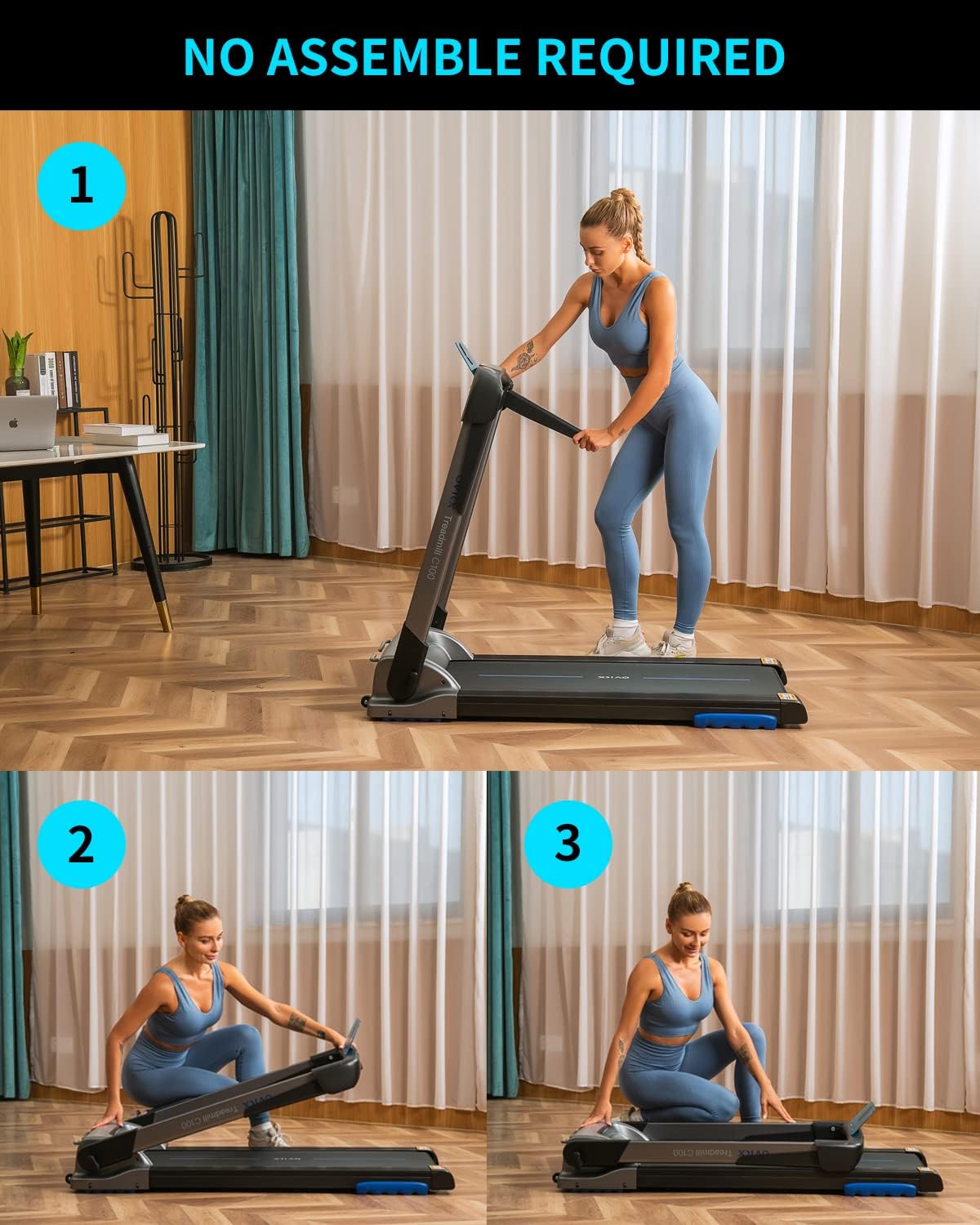 Folding Treadmill with App Y4521