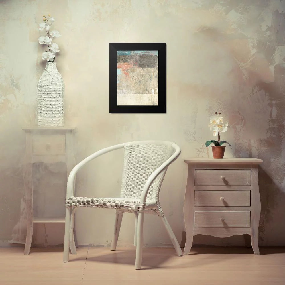 Black Modern Framed Art Print G444