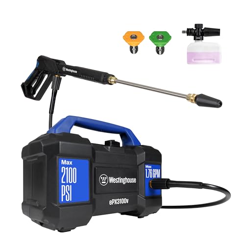 Electric Pressure Washer, 2100 Max PSI 1.76 Max GPM N1392