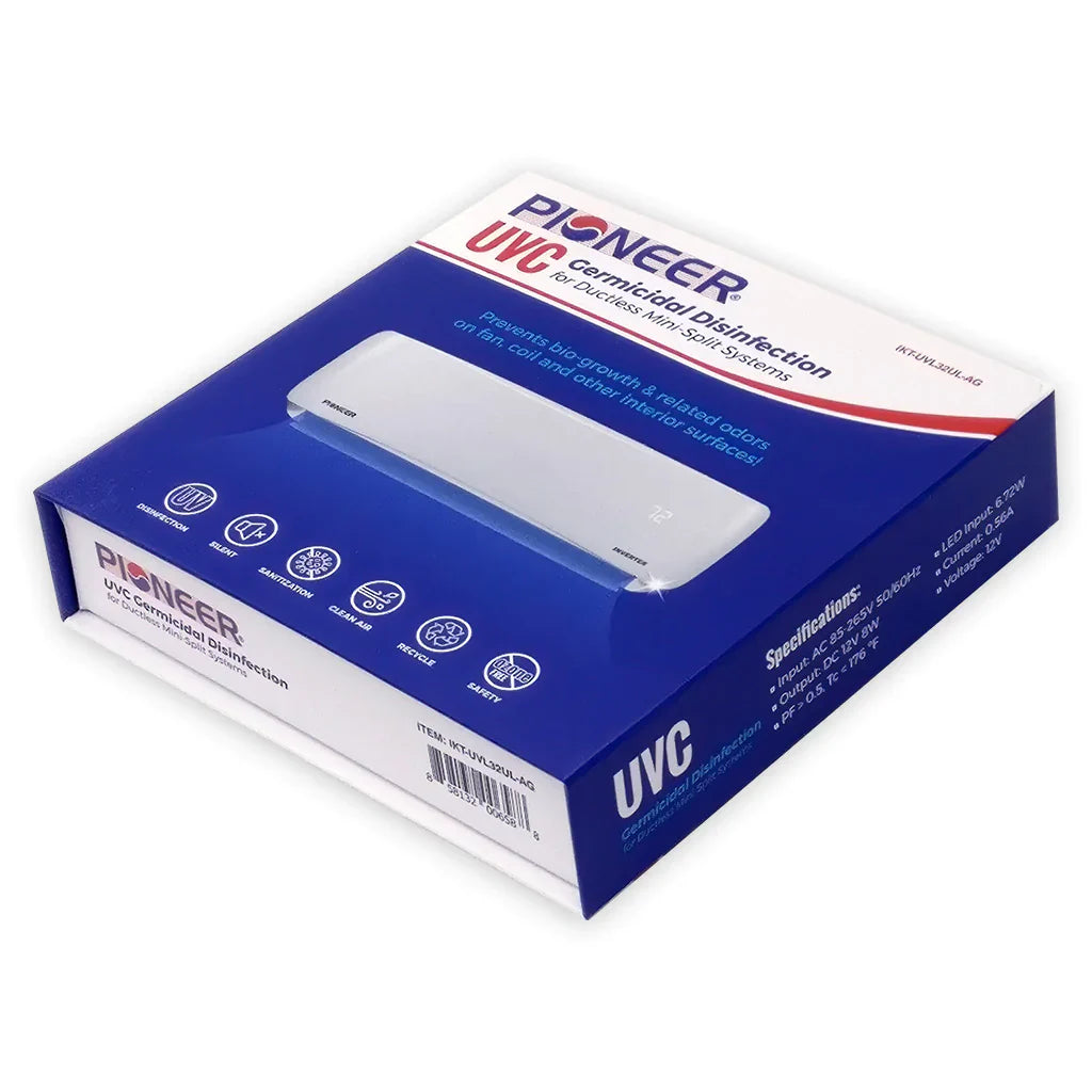 UVC Bacterial Disinfection Kit for Mini Split Systems C6221
