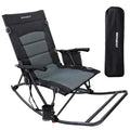 Folding Oversized Padded Camping Chair with Foot Rest J7231