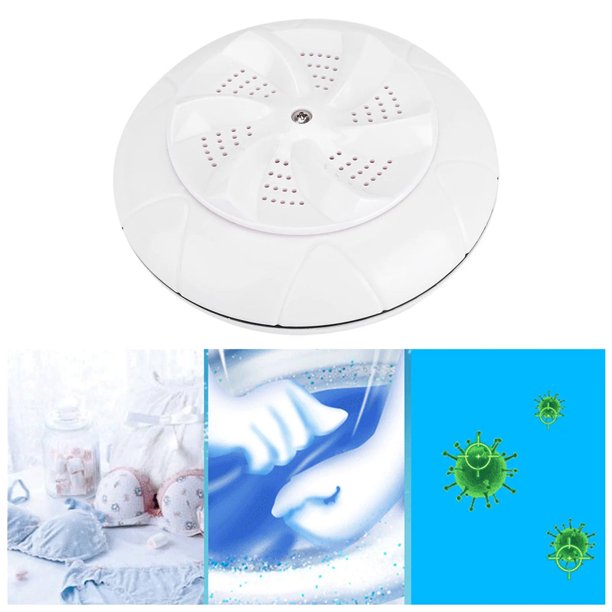 Mini Portable Washing Machine White W5383