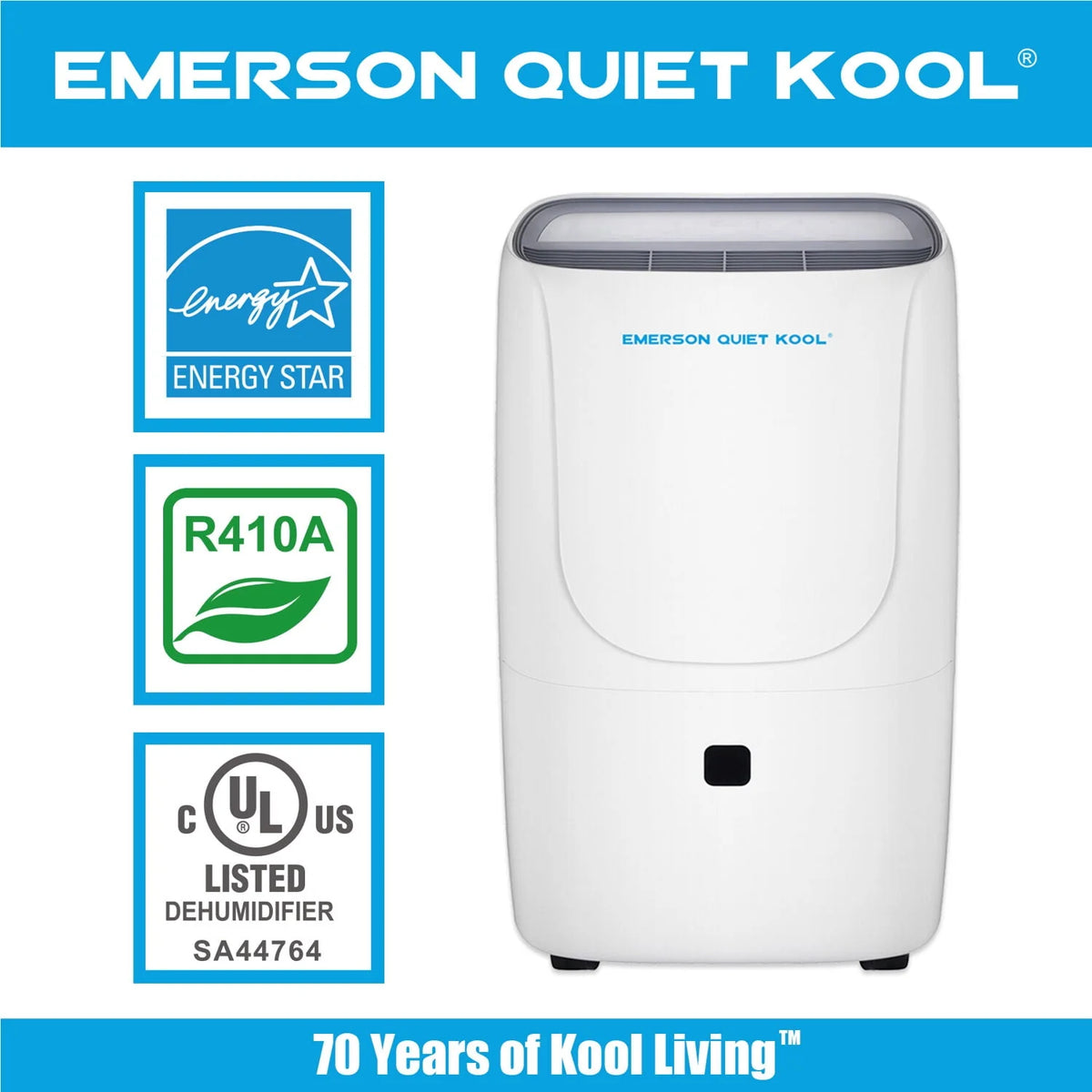 40 Pint Dehumidifier with Front-Access Collection Bucket & 24-Hour Timer G9514