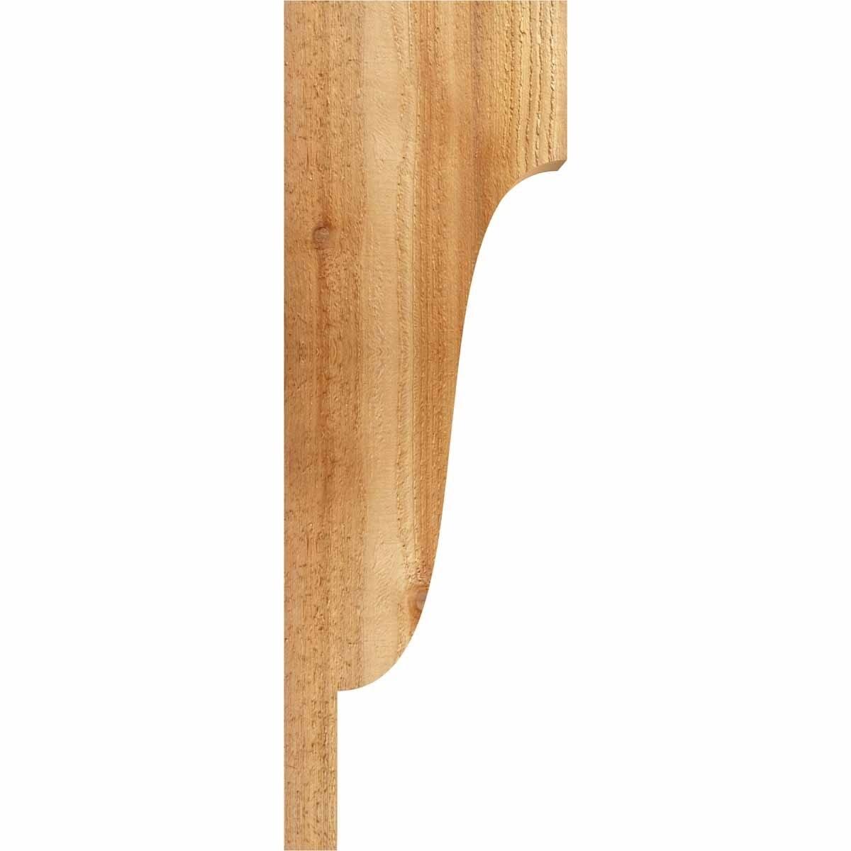 6x22W x 10x22D x 10x22H Rough Sawn Corbel, Western Red Cedar V280314