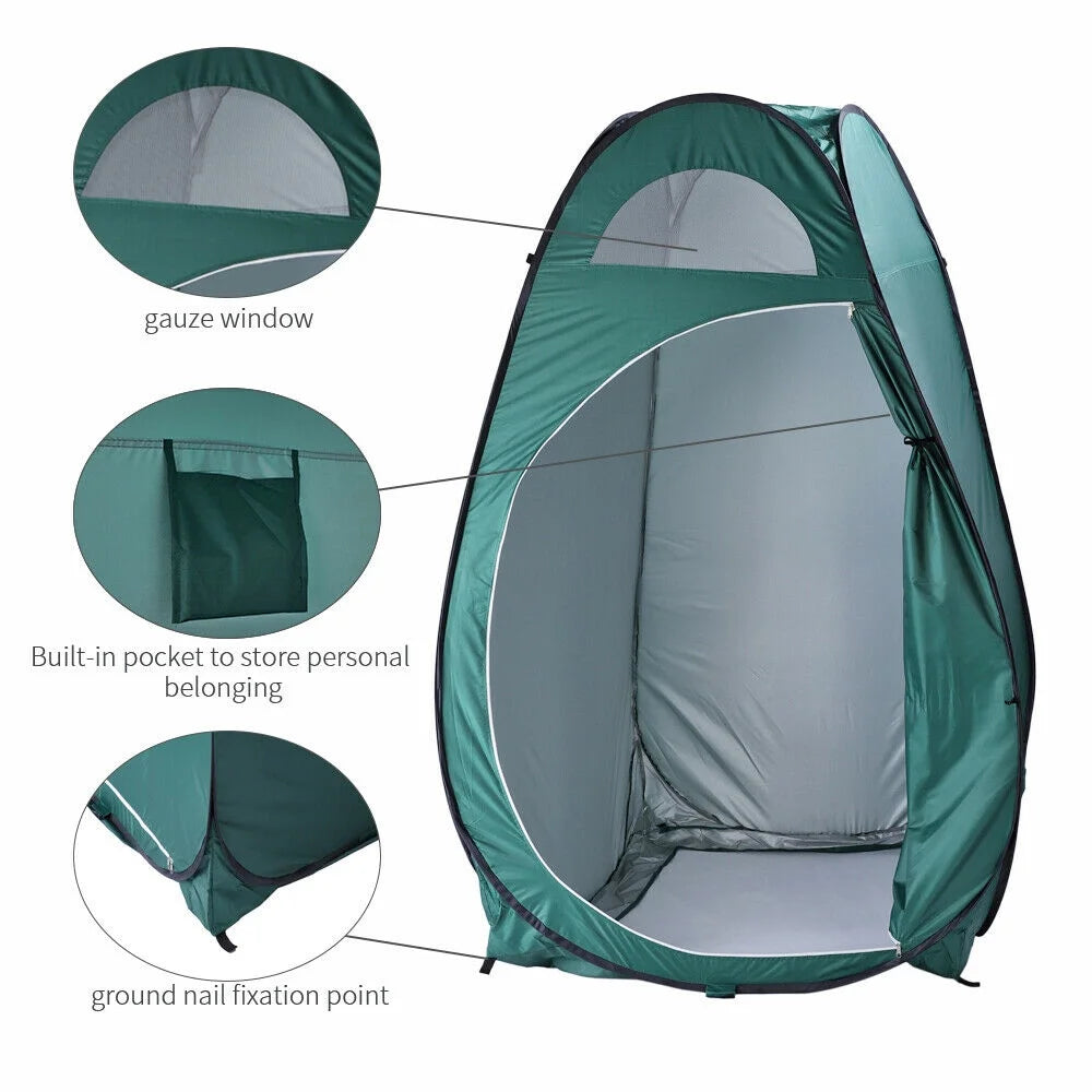 Army Green Pop-up Privacy Shelter Tent T220