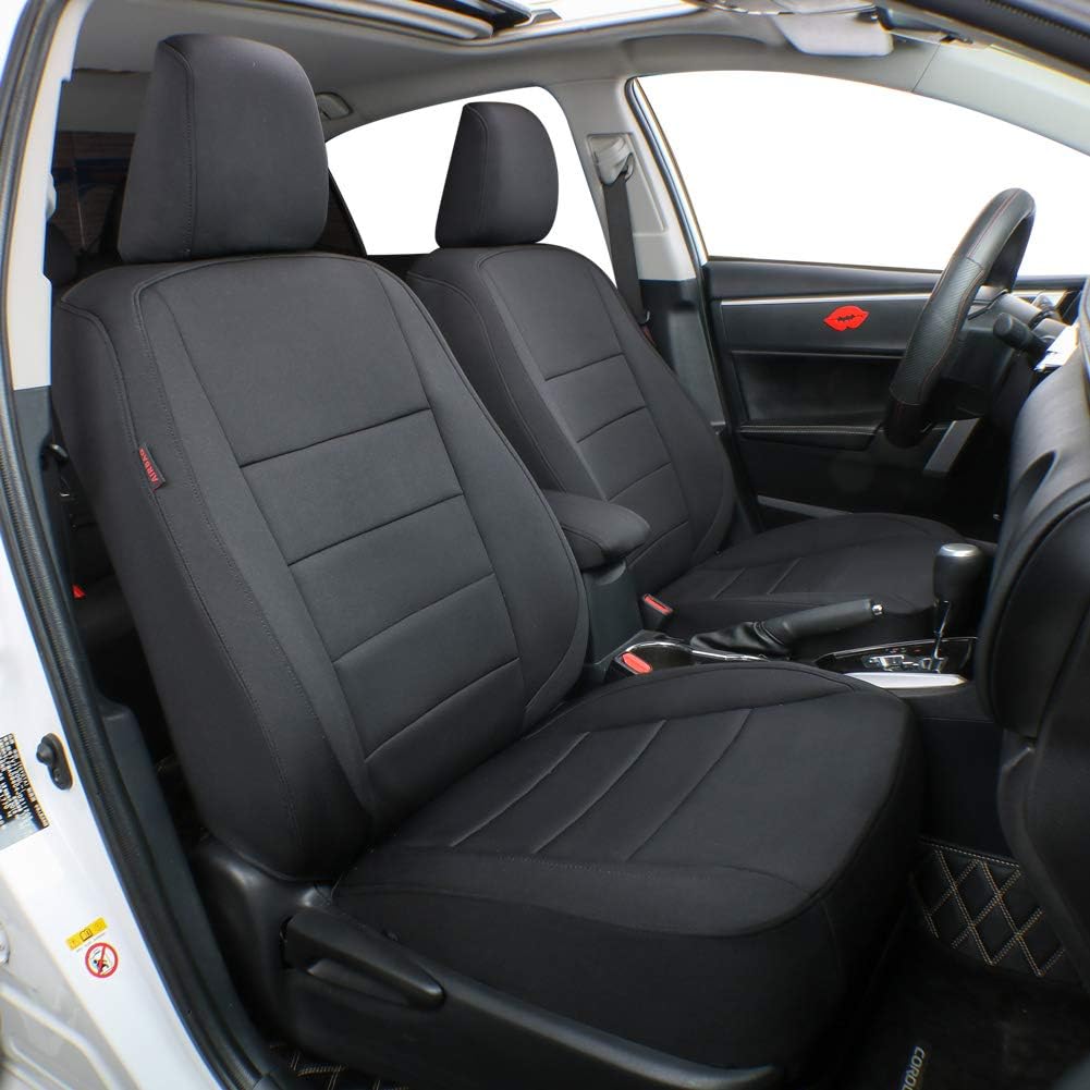 Full Set Car Seat Covers Neoprene Black B284