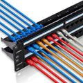 48 Port Cat6 Feed Through Patch Panel E3735