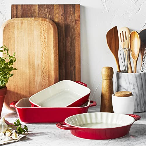 3pc Ceramic Baking Dish Set M8879