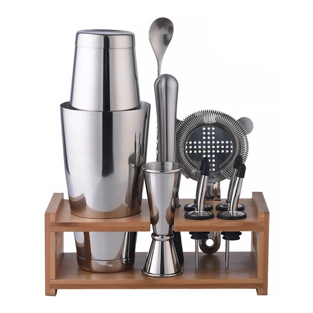 10 Pcs Stainless Steel Bartender Kit U3442