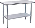 Stainless Steel Commercial Work Table with Undershelf 24×48 Inch K71009