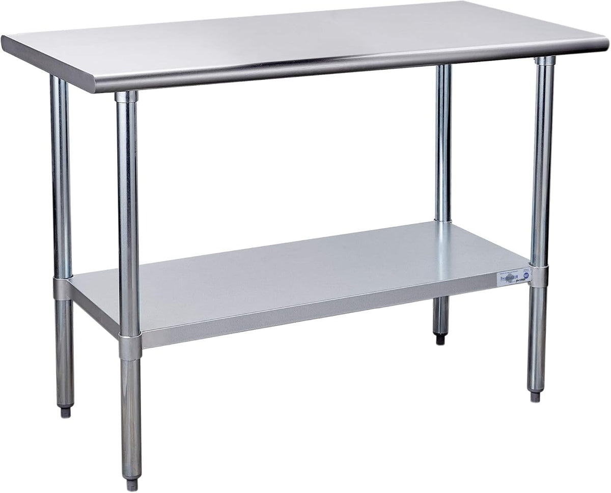 Stainless Steel Commercial Work Table with Undershelf 24×48 Inch K71009
